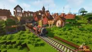 SteamPunk uses many of the same Minecraft mods in Dreamcraft but in a world of cogs, gears, and machinery (Image via SHXRKIE/CurseForge)